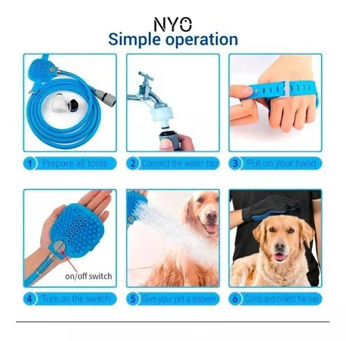 Ducha Spray Jato Mangueira Banho Cães E Gatos