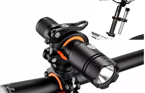Suporte Universal Para Bike Lanterna E Bombas C/blocagem