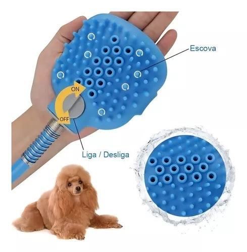 Ducha Spray Jato Mangueira Banho Cães E Gatos