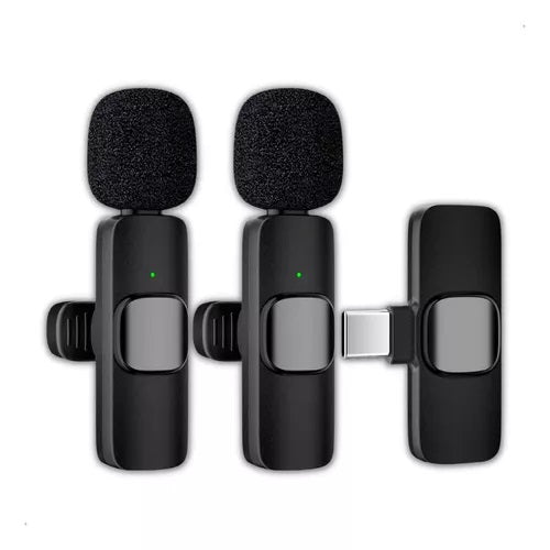 Microfone Sem Fio Lapela p/ iPhone e Android
