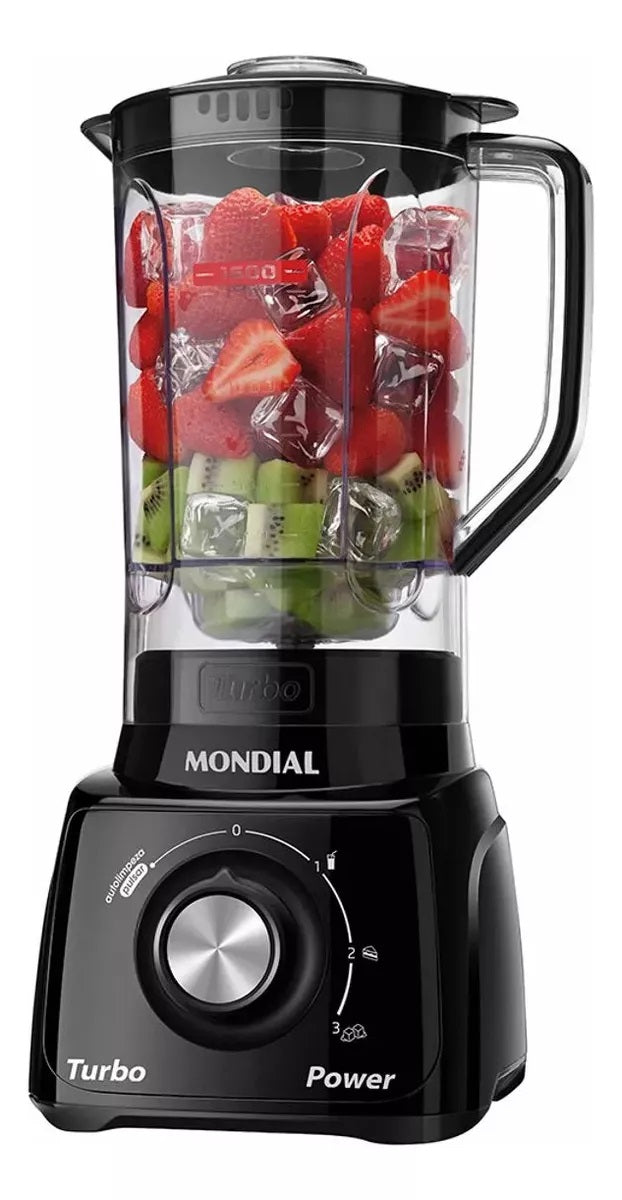Liquidificador Mondial Turbo Power L-99 Fb Preto 500w