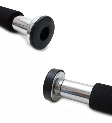 Barra Para Porta Flexão Fixa Treino Regulável 62 A 100 Cm