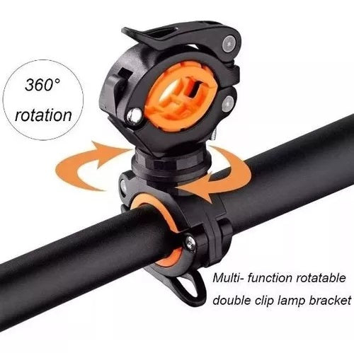 Suporte Universal Para Bike Lanterna E Bombas C/blocagem