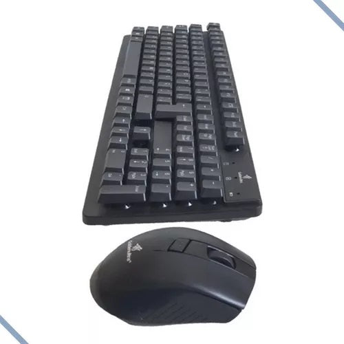 kit Teclado e Mouse sem fio wireless USB