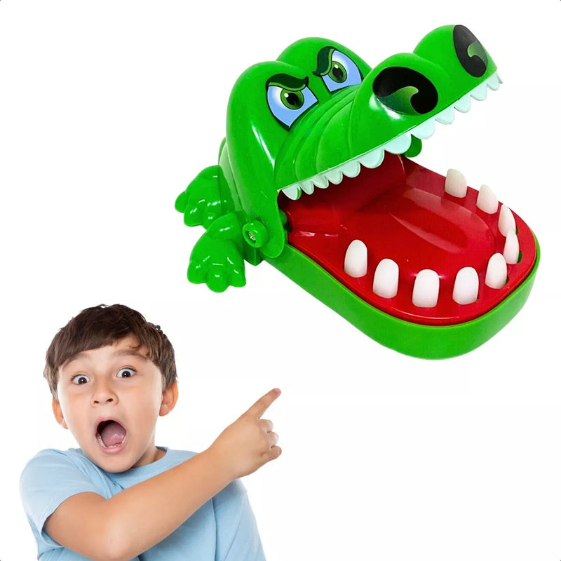 Brinquedo Infantil Jacaré Morde Dedo Crocodilo Dentista Nhac