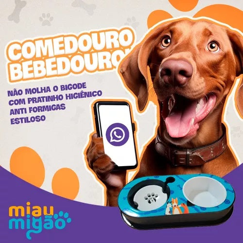 Bebedouro E Comedouro Para Cães E Gatos