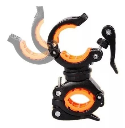 Suporte Universal Para Bike Lanterna E Bombas C/blocagem