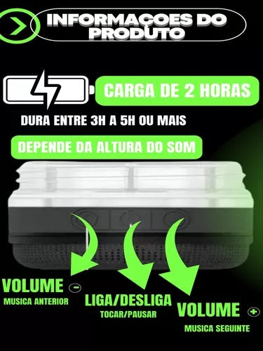 Copo Térmico com Caixa de Som Bluetooth