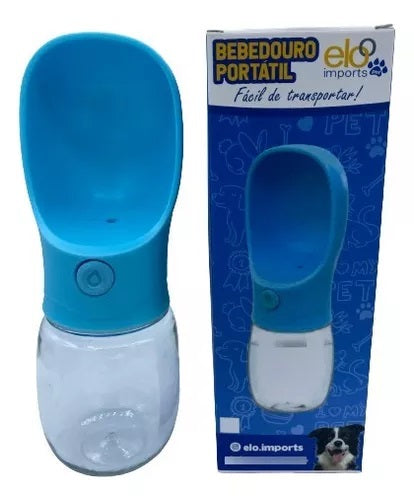 Garrafa de Água Portátil para Pet com trava
