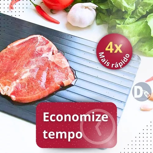 Tábua de descongelamento rápido de alimentos e carnes