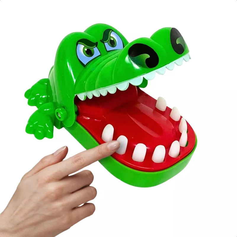 Brinquedo Infantil Jacaré Morde Dedo Crocodilo Dentista Nhac
