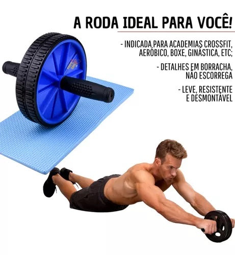 Roda Abdominal Fitness Crossfit Exercicio Malhação Lombar