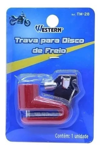 Cadeado Trava Para Disco Freio Moto Antifurto Universal