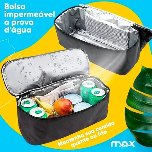 Bolsa com compartimento térmico para piqueniques, praias, clubes e piscinas
