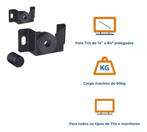 Suporte Universal Tv 14 À 84 Polegadas