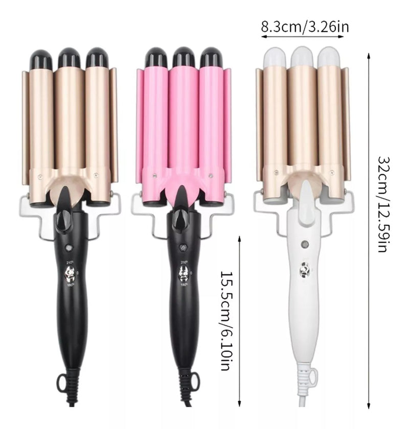 Modelador Cachos Triondas Chapinha De Ondular Cabelos