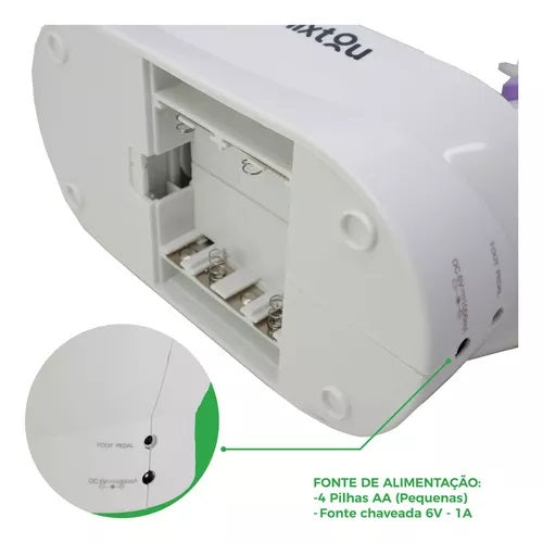 Mini máquina de costura portátil