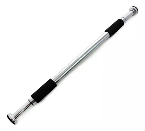 Barra Para Porta Flexão Fixa Treino Regulável 62 A 100 Cm