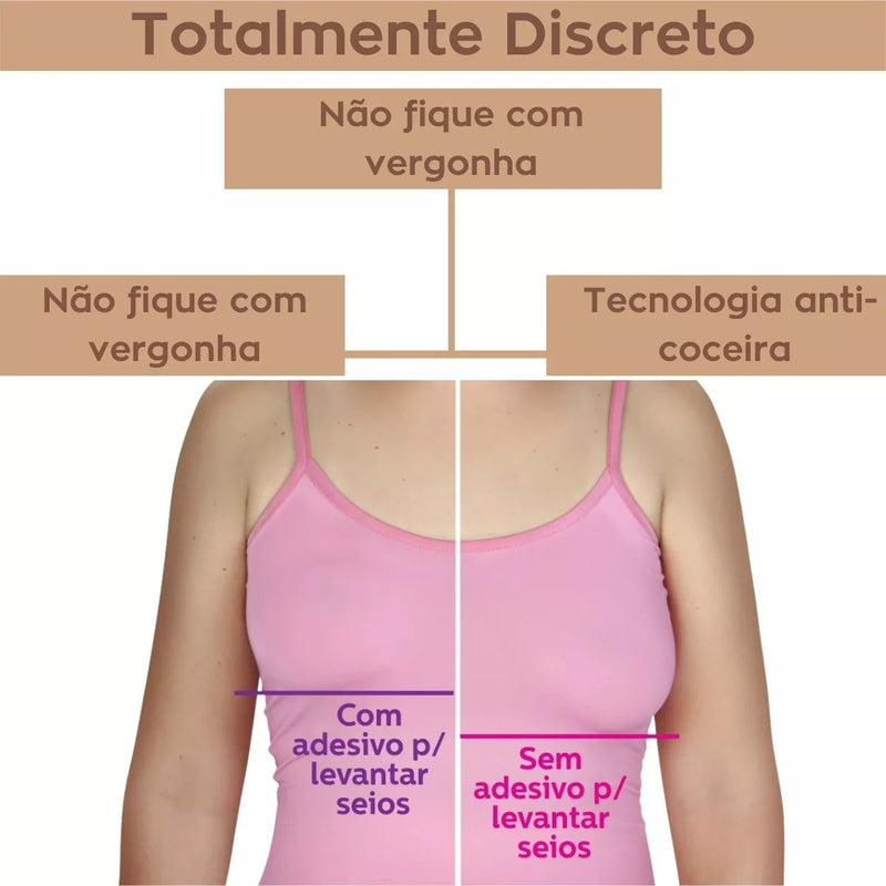Sutiã-fita adesiva levanta peito