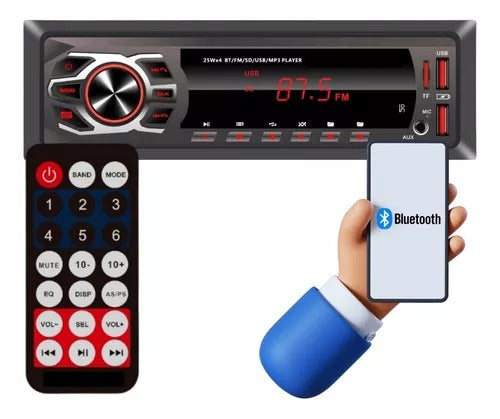 Som Automotivo Firstoption 8850b Usb Bluetooth Cartão Sd Mp3