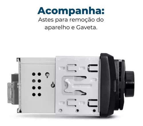 Som Automotivo Firstoption 8850b Usb Bluetooth Cartão Sd Mp3