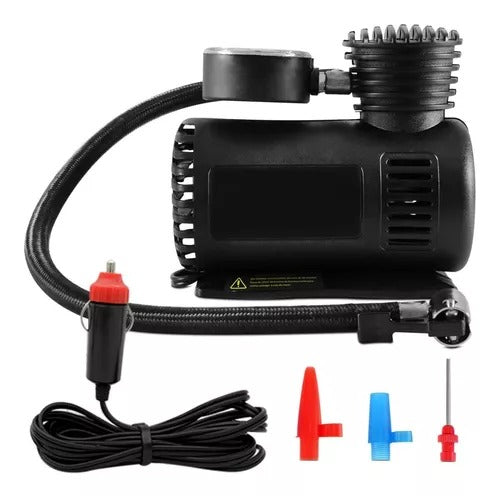 Compressor Ar Multiuso 300 Psi 12v Portátil Carro Moto