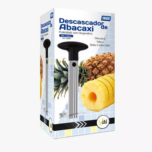 Descascador Fatiador de Abacaxi em Aço Inox
