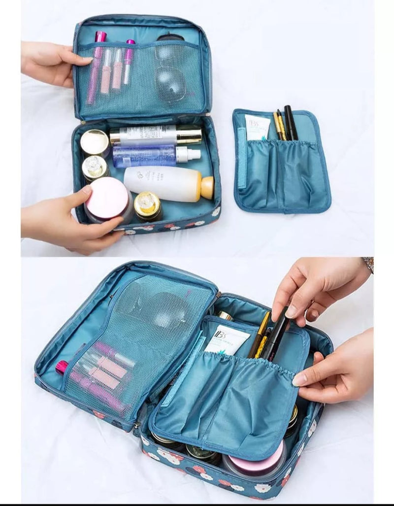 Necessaire p/ Viagem c/ Divisórias Organizadoras
