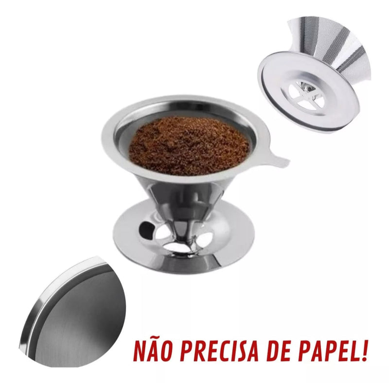 Coador de Café em AÇO INOX