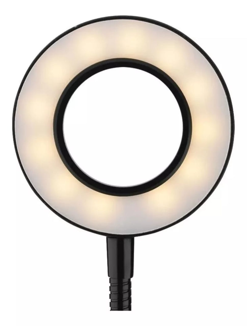 Ring Light - IIuminador de Mesa c/ Suporte Celular
