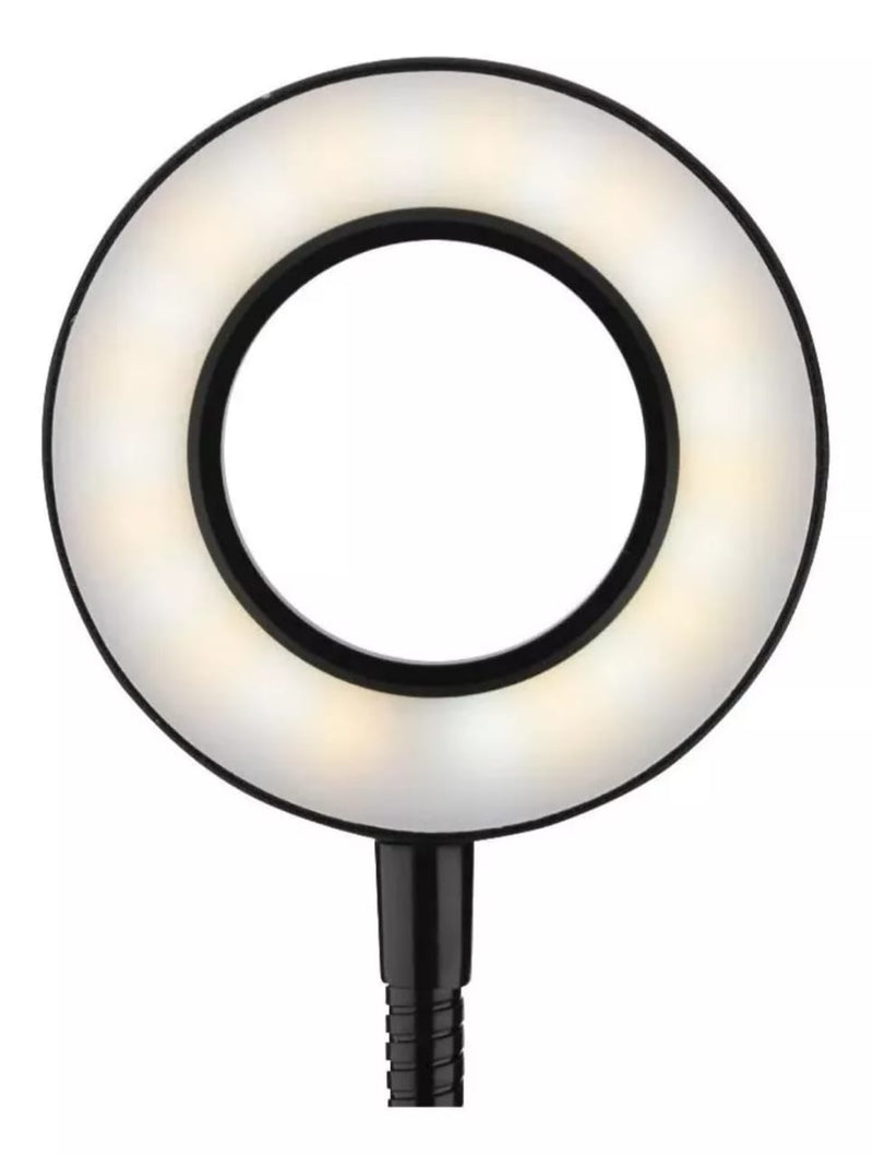 Ring Light - IIuminador de Mesa c/ Suporte Celular