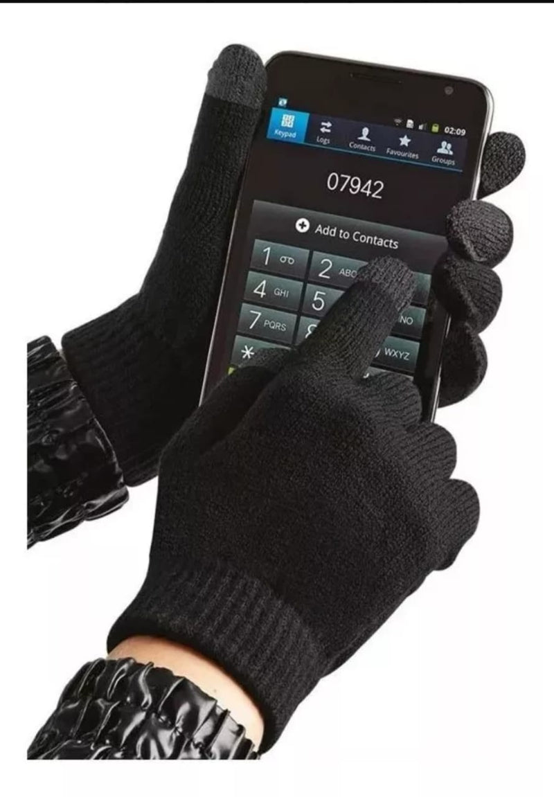 Luva de Lã Touch Screen Unissex