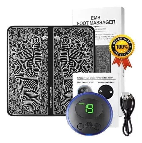 Massageador elétrico para os pés