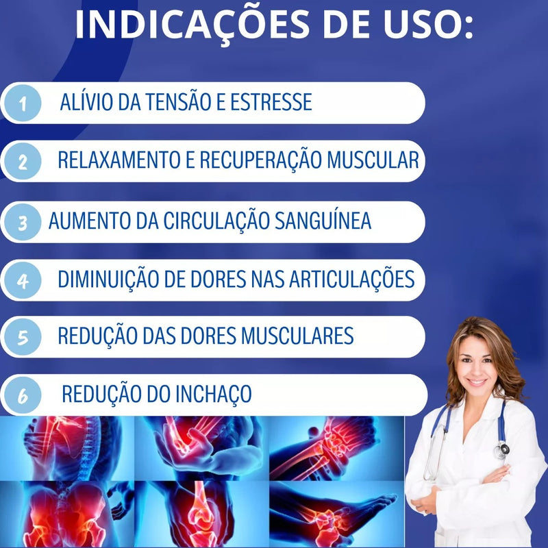 Massageador para Pescoço, Coluna e Pernas