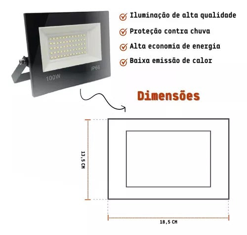 Refletor Led 100w