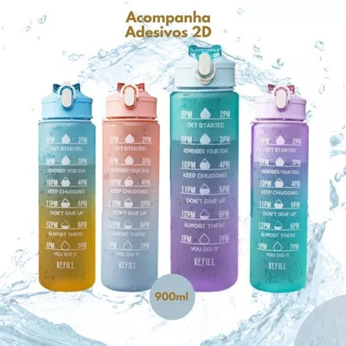 Garrafa Água 1l Squeeze motivacional