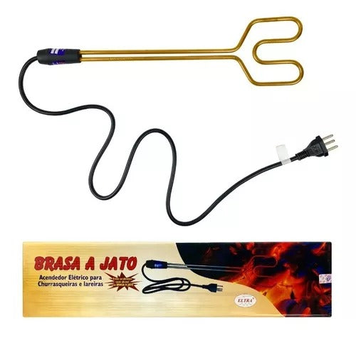 Acendedor Elétrico Para Churrasqueira Lareira e Fogueira