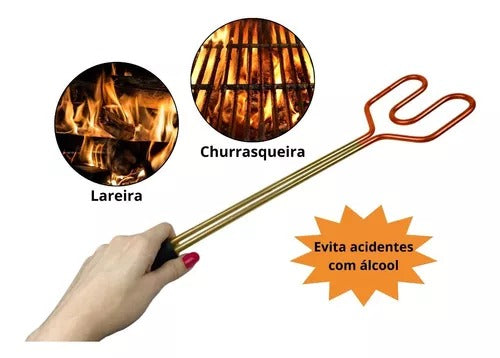 Acendedor Elétrico Para Churrasqueira Lareira e Fogueira