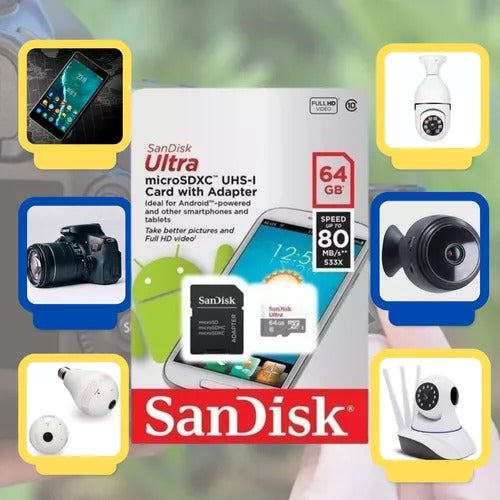 Cartão de Memória Sandisk 64gb