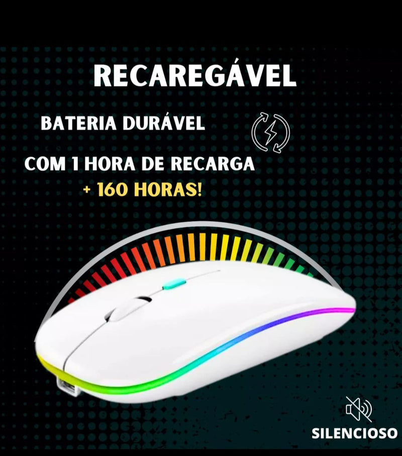 Mourse Sem Fio Wireless Optico Led
