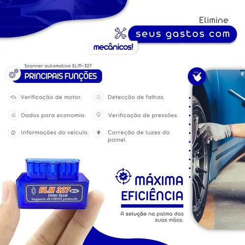Scanner Automotivo Bluetooth Obd2