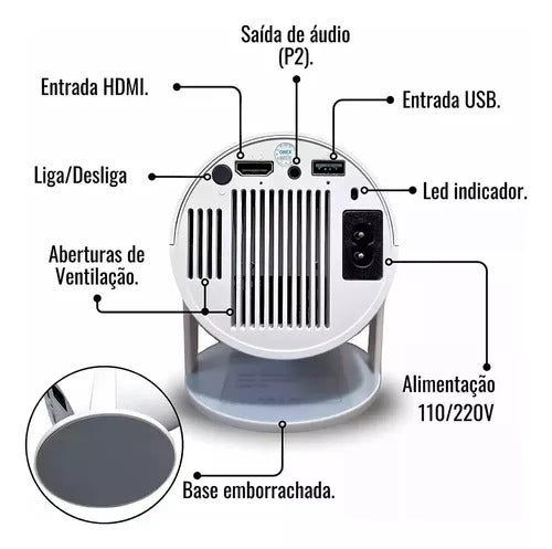 Projetor Portátil hy300