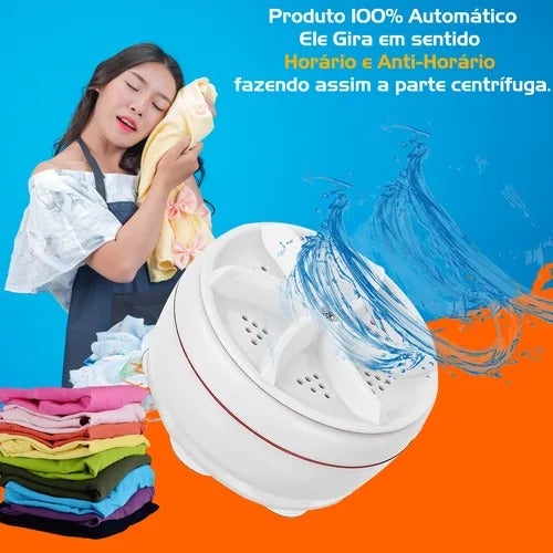 Mini Máquina De Lavar Roupa Portátil