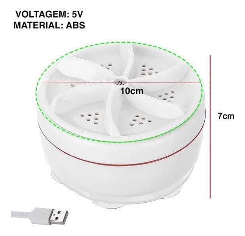 Mini Máquina De Lavar Roupa Portátil