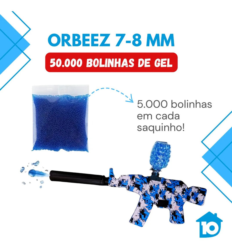 Bolinhas Gel para arminha de gel 50.000 unidades