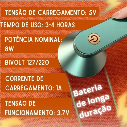 Removedor Pelos e Fiapos Roupas