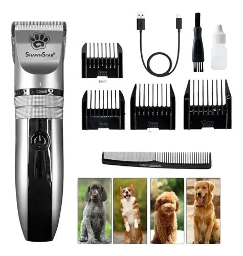 Maquina de Tosar Pet Semi Profissional Cachorros Gatos