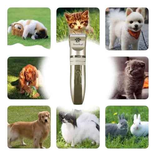 Maquina de Tosar Pet Semi Profissional Cachorros Gatos